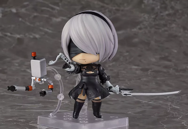 1190926976 Action Figure Nendoroid Anime 10cm nier automata nier automata 2b yorha no.2 tipo b figura de ação brinquedos coleção boneca presente de natal com caixa