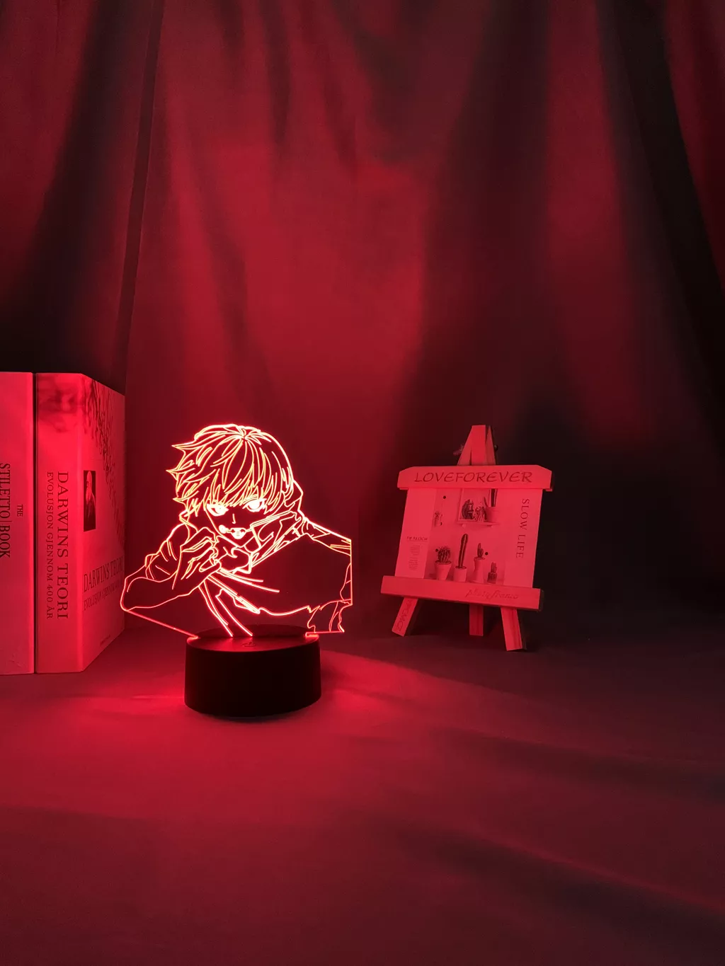 Luminária Toge Inumaki Anime lâmpada noturna led, luz noturna para presente de aniversário, lâmpada noturna toge inumaki 4