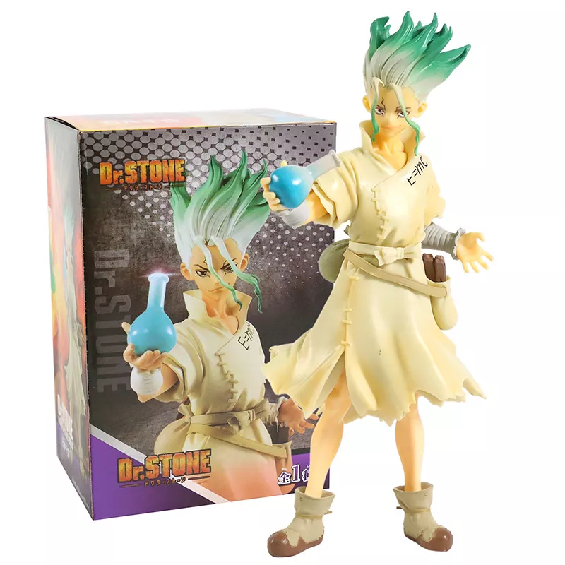 Action Figure Dr. Stone colecionável senku ishigami, em pvc, modelo de brinquedo 1