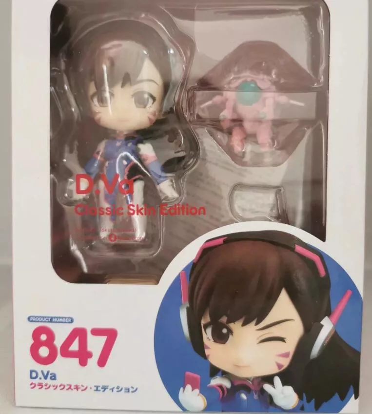 Action Figure Nendoroid Overwatch Game Figura de brinquedo do jogo ow dva mecha d. va, boneco articulado 2