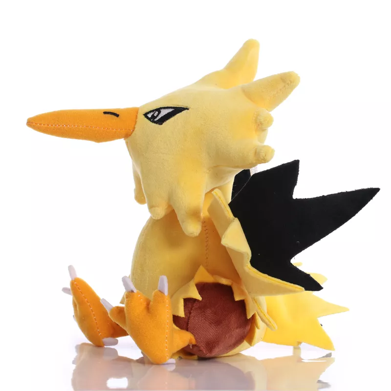 Zapdos Pelúcia Pokémon Elétrico Lendário 27cm Pronta Entrega