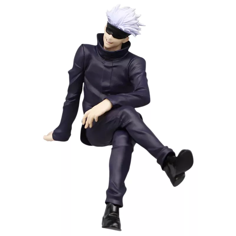 Action Figure Anime Jujutsu Kaisen Figura de ação japonesa original 2021, brinquedo para meninos, modelo colecionável do gojo satultra-alto 2