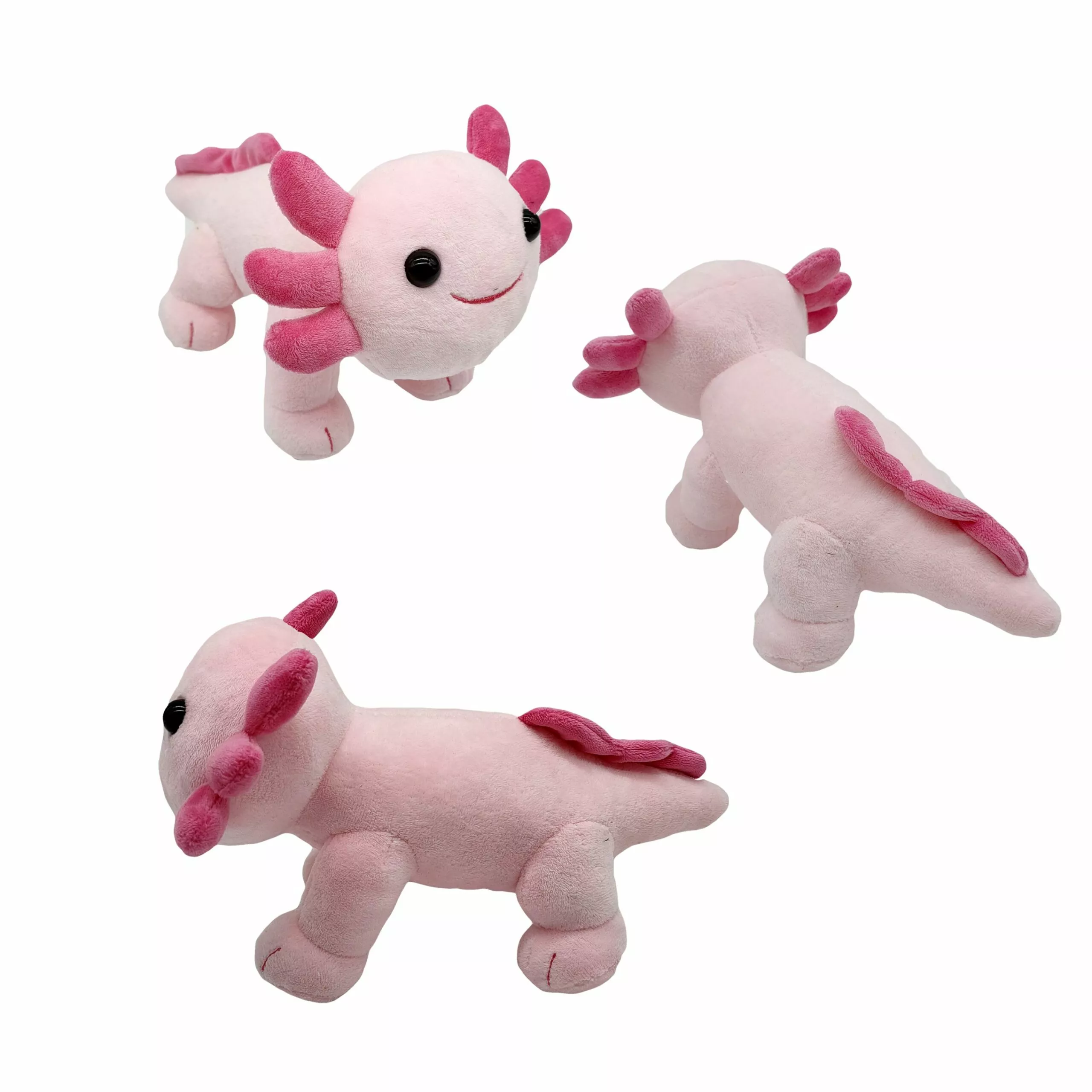 Pelúcia Kawaii axolotl brinquedo de pelúcia animal de pelúcia axolotl plushies figura boneca dos desenhos animados animal macio rosa axolotl bonecas recheadas para presentes das crianças 1