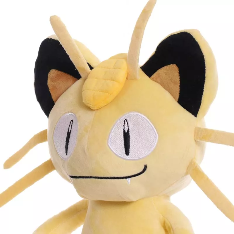 1301966050 Pelúcia Pokemon 25cm Meowth brinquedos de pelúcia boneca meowth animais pelúcia macio bonecas presentes para crianças presentes aniversário