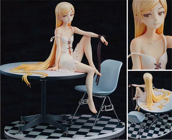 Action Figure Anime 20cm Oshino Shinobu figura de ação pvc coleção modelo brinquedos para o presente de natal 1