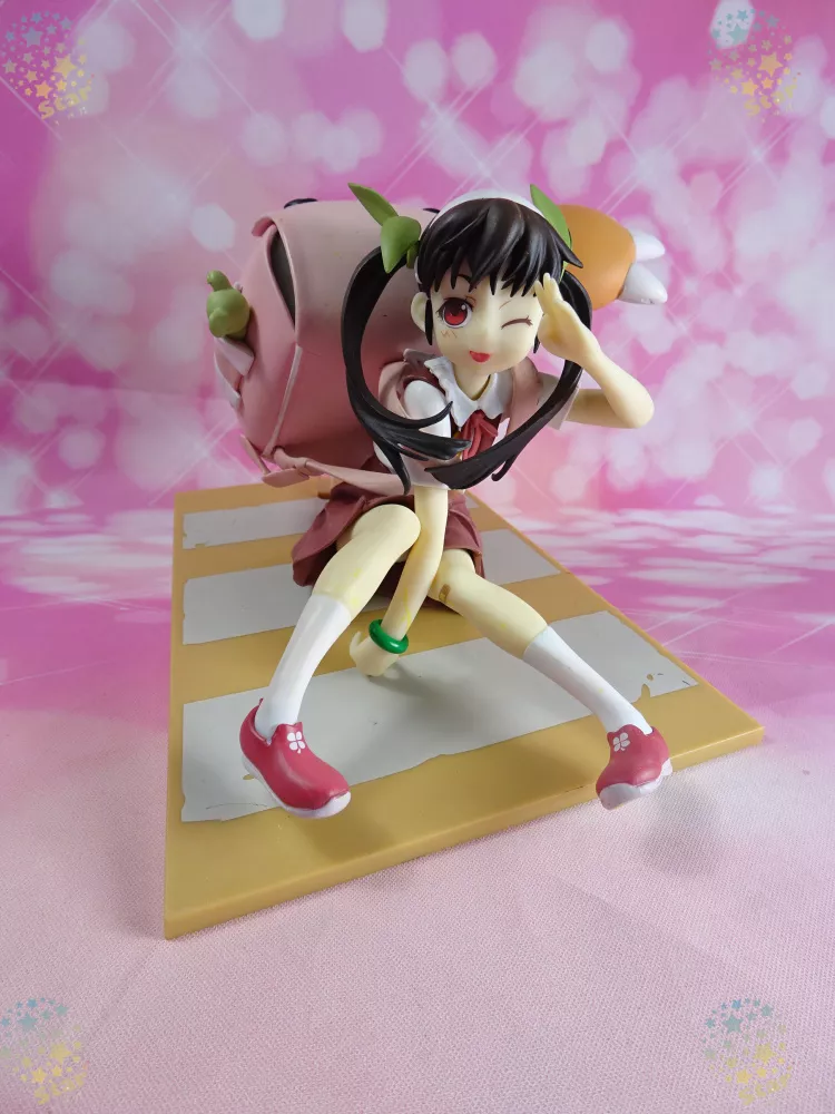 1346072619 Action Figure Anime Hachikuji Mayoi 13cm desenhos animados japoneses boneca figura de ação