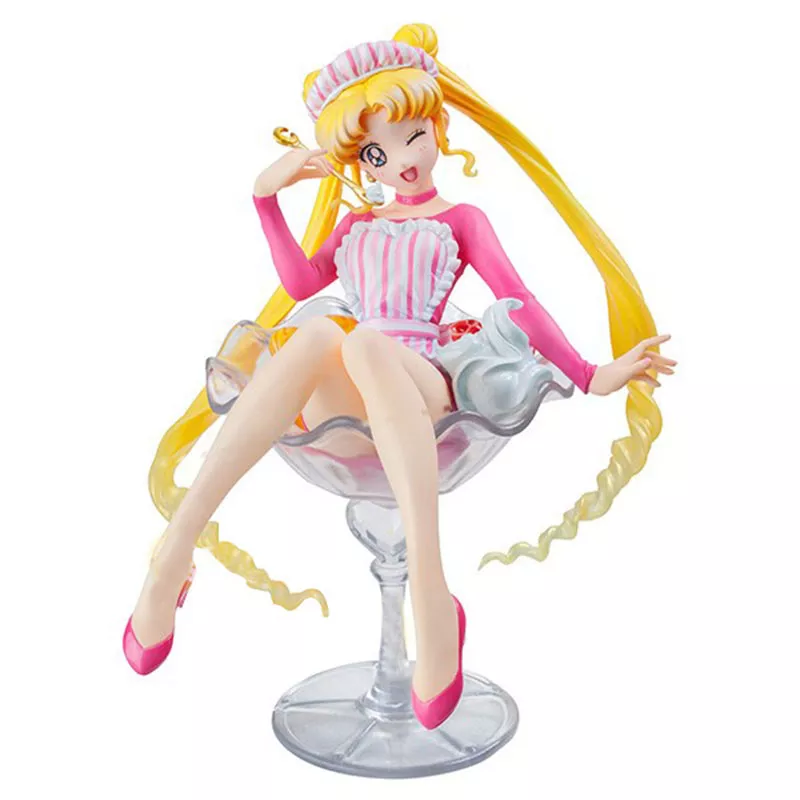 Action Figure Sailor moon tsukino usagi 20th aniversário doce kawii anime figuras de ação menina presente de natal brinquedo modelo decorações boneca 1