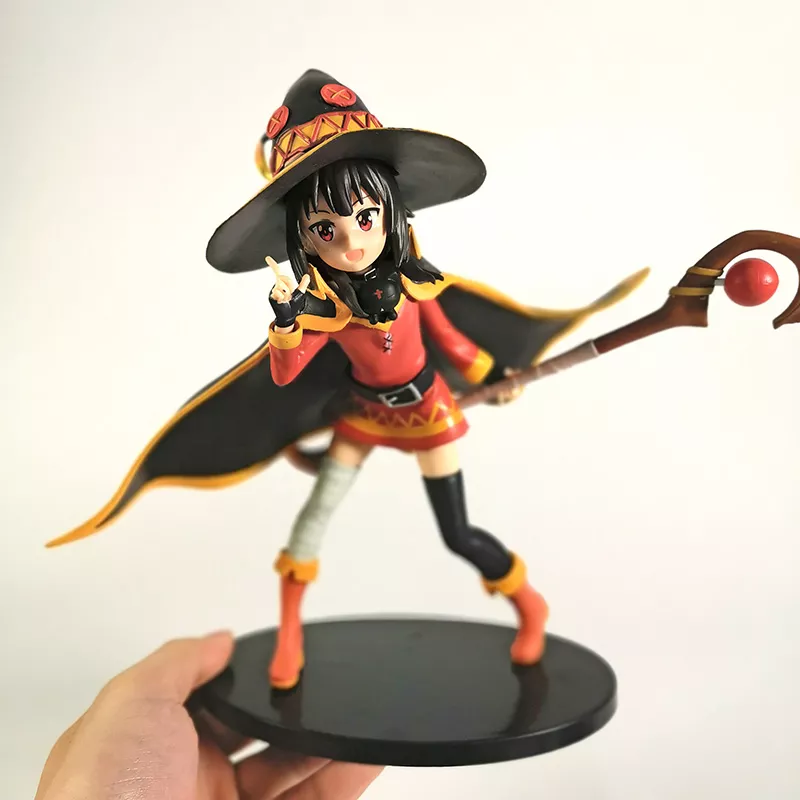 13609540 Action Figure Anime Konosuba! Legend of crimson megumin pvc figura collectible modelo de brinquedo