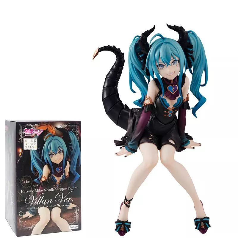 Action Figure 14cm anime hatsune miku figura kawaii pouco demon ver ação estatueta meninas collectable pvc modelo brinquedos para crianças ornamentos de mesa 2