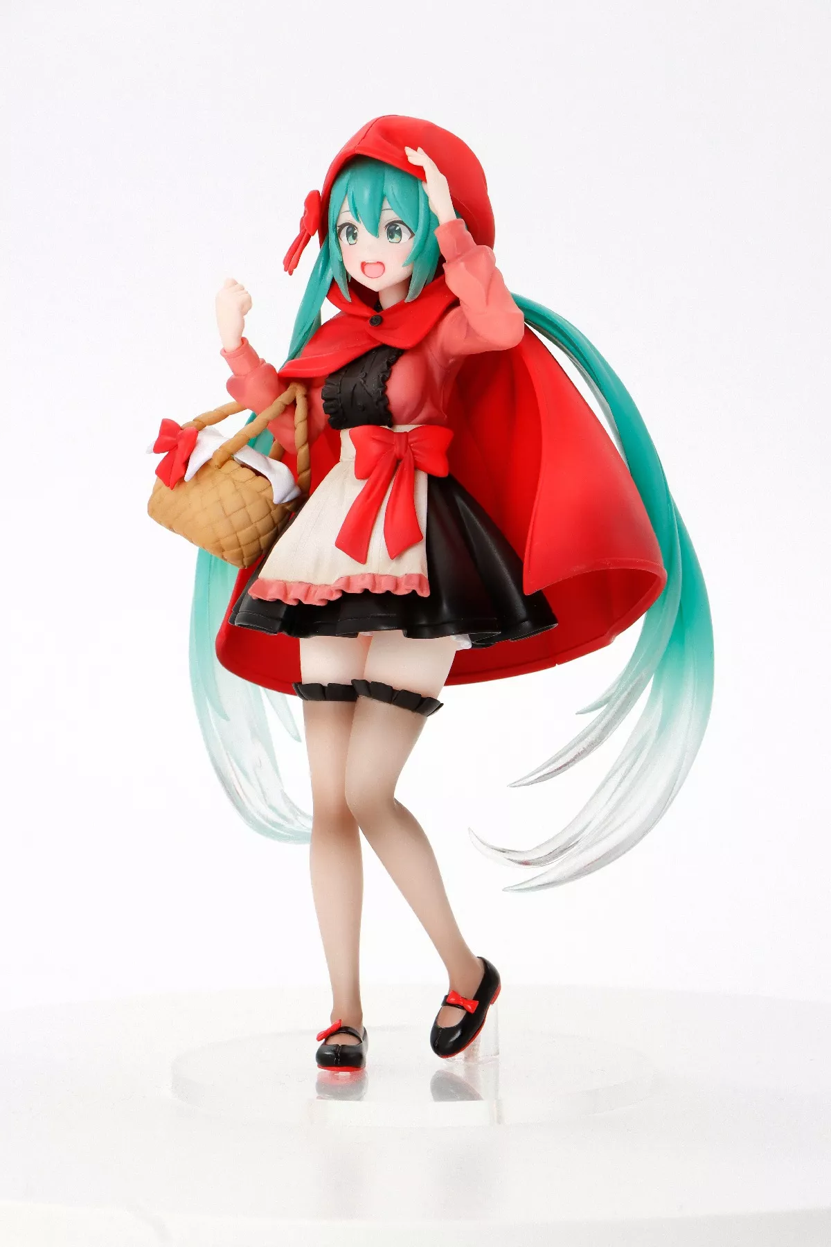 1367831891 Action Figure Vocaloid hatsune miku figura de ação pouco vermelho equitação capa conto de fadas série 22cm anime boneca modelo brinquedos