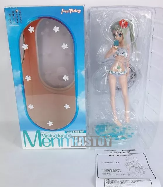 1399716409 Action Figure Anime 23cm AnoHana honma meiko menma action figure coleção brinquedos para presente de natal com caixa varejo frete grátis