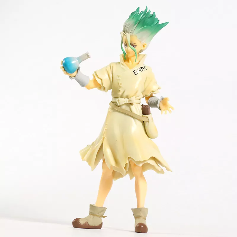 1474540294 Action Figure Dr. Stone colecionável senku ishigami, em pvc, modelo de brinquedo