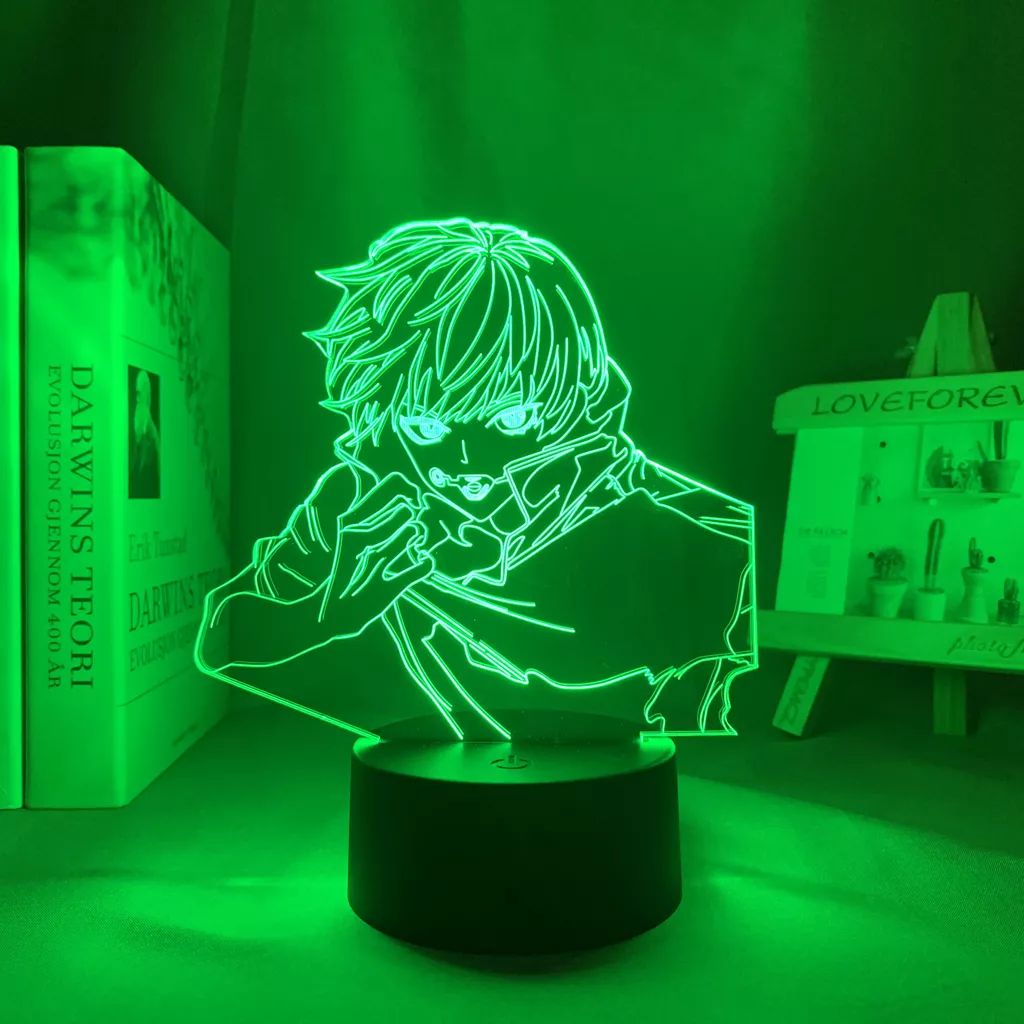 1501476134 Luminária Toge Inumaki Anime lâmpada noturna led, luz noturna para presente de aniversário, lâmpada noturna toge inumaki