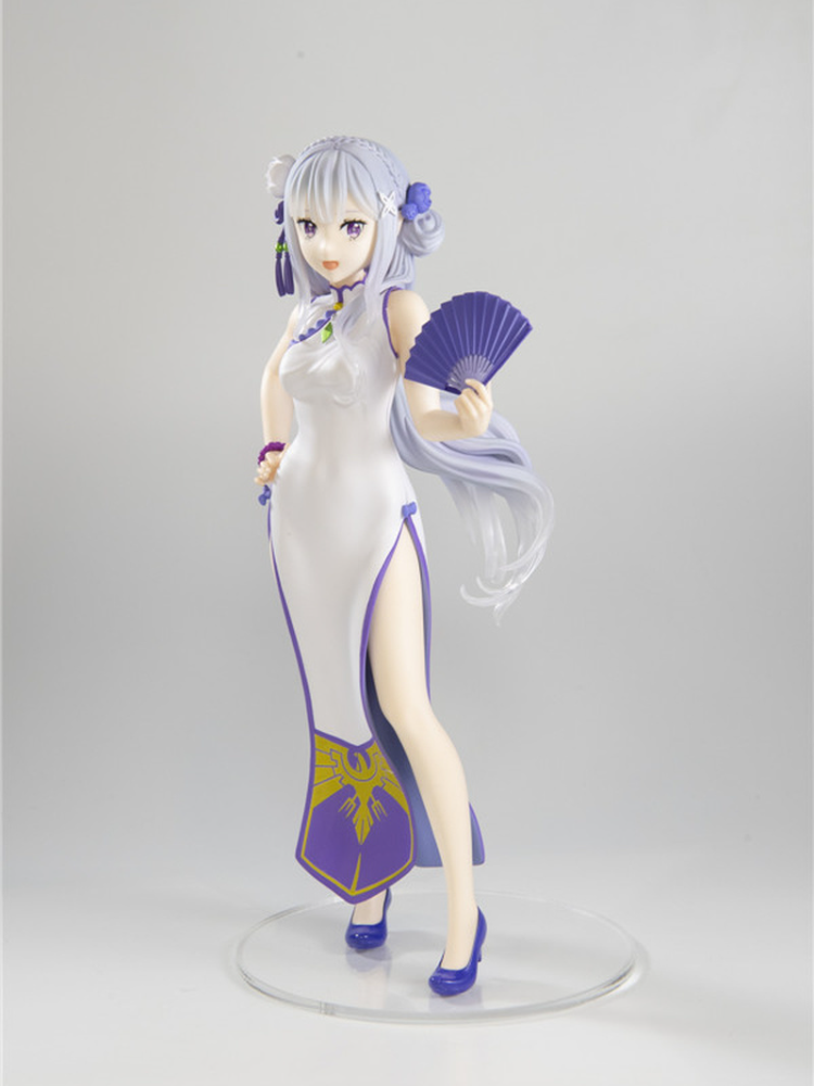 Action Figure Anime Re Zero Starting Life in a New World vestido de alemanha dragão Coleção de bonecos de pvc, modelo de brinquedos para presente 3