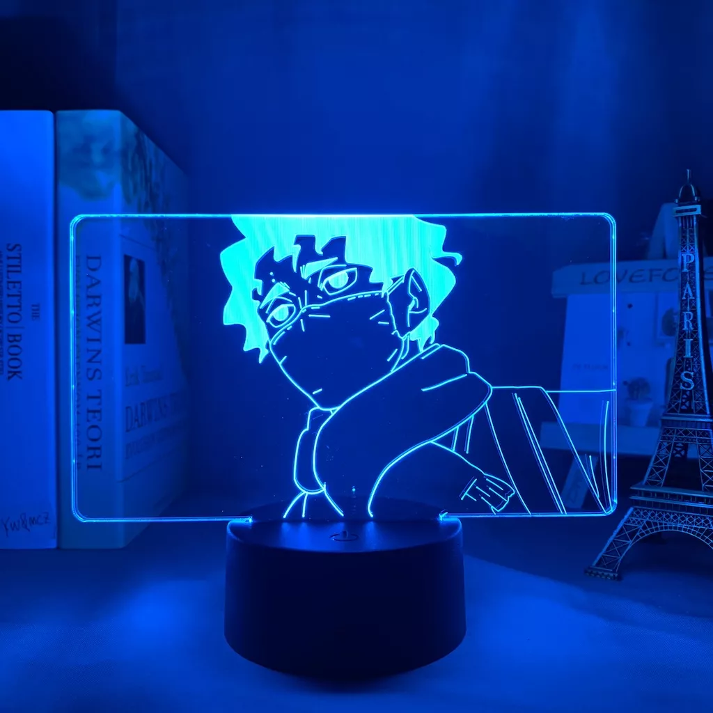 Luminária Haikyuu Anime lâmpada led noturna para decoração de quarto, presente para crianças 1