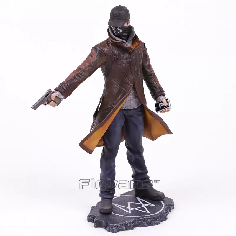 Action Figure Watch_Dogs Game aiden pérola aplicação figura pvc modelo colecionável 23cm 2