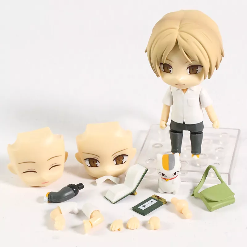 1555679012 Action Figure Nendoroid Anime Natsume yuujinchou Boneco colecionável de pvc, ideal para coleção de amigos, takashi, natural e nyanko sensei