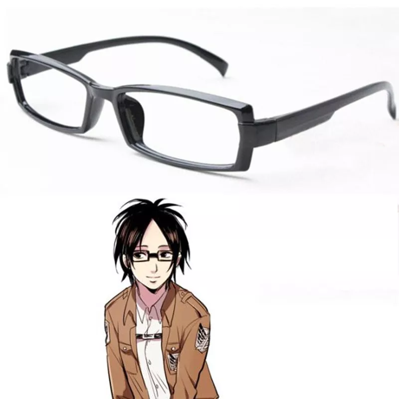 1558936200 Óculos Attack On Titan Anime cosplay óculos hanji zoe