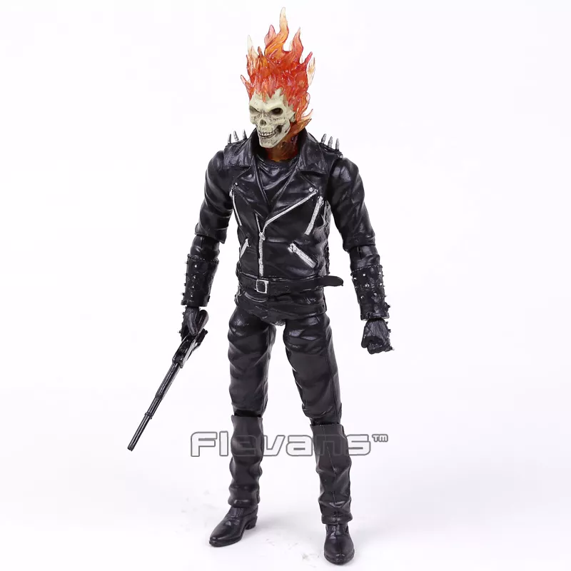 Action Figure Marvel Motoqueiro Fantasma Ghost Rider johnny blaze pvc figura de ação collectible modelo brinquedo 1