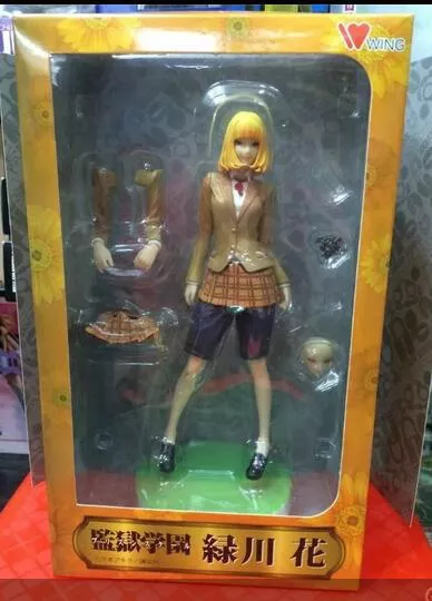 Action Figure 22cm anime prison school midorikawa hana sexy figura japonês figuras de ação pvc coleção modelo brinquedos para o presente natal 2