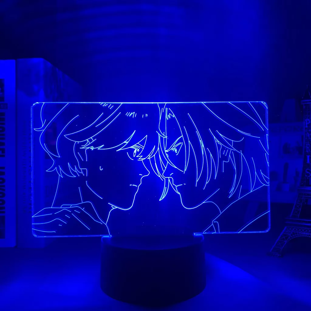 1608317594 Luminária Banana Fish Anime luz led para decoração, luz noturna para quarto presente de aniversário, lâmpada bl anime 3d