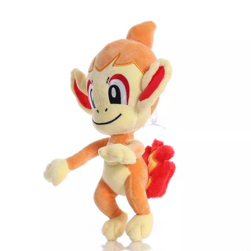 Pelúcia Pokemon Chimchar 28cm, bonecos macios de pelúcia para crianças 2