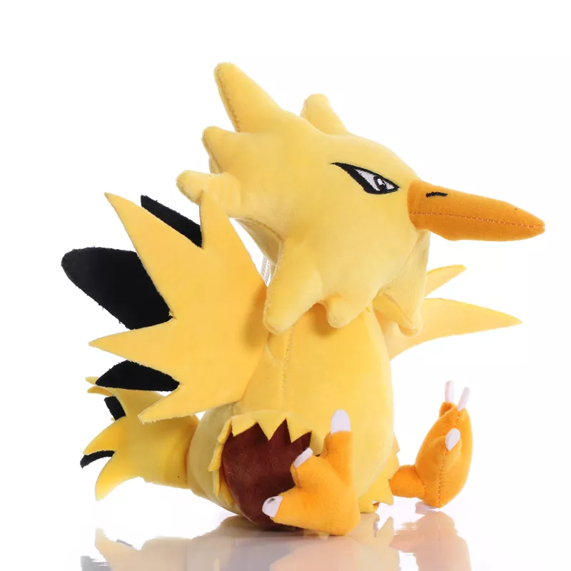 Pelúcia Pokemon Zapdos 20cm, brinquedos macios para crianças, presente para crianças, 1 peça 2