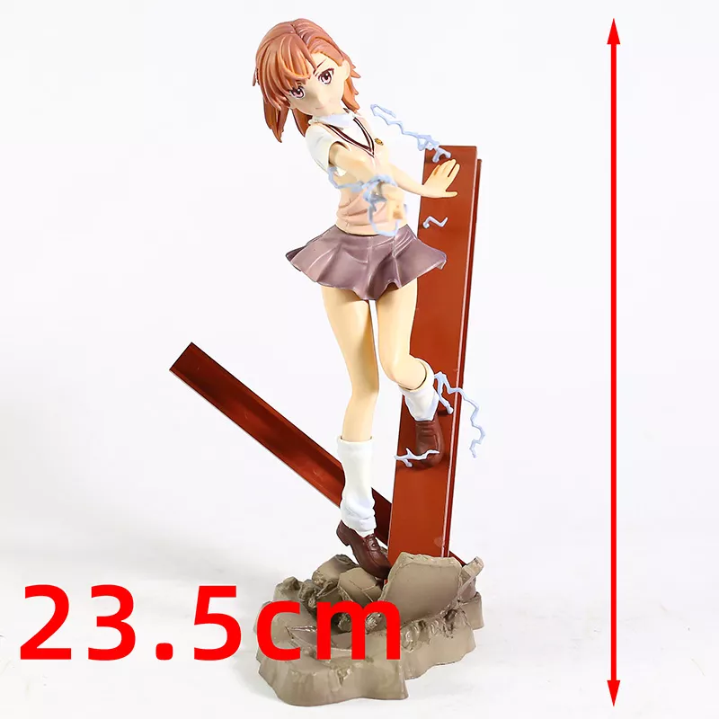 1654780928 Action Figure Anime A Certain Scientific Railgun misaka mikoto 1/7 escala figura de pvc modelo colecionável