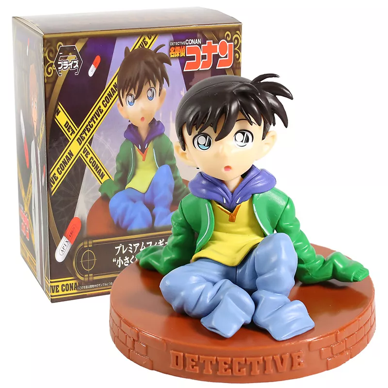 Action Figure Anime Detective Conan Boneco colecionável de pvc, boneco em escala de 1/8 da conan kudoo shinichi edoawa konan 1