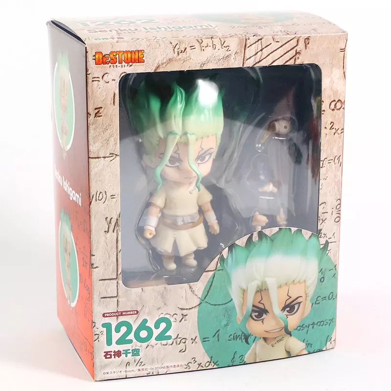 1690493851 Action Figure Nendoroid Dr. Stone senku ishigami 1262 pvc figura de ação collectible modelo brinquedo