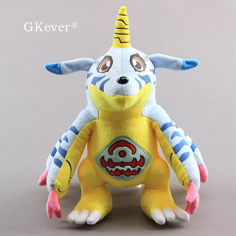 Pelúcia Digimon anime Gabumon figura brinquedo de pelúcia bonecas bonito colorido macio animais de pelúcia 13 2