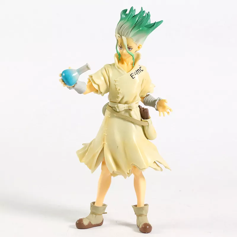 173301330 Action Figure Dr. Stone colecionável senku ishigami, em pvc, modelo de brinquedo