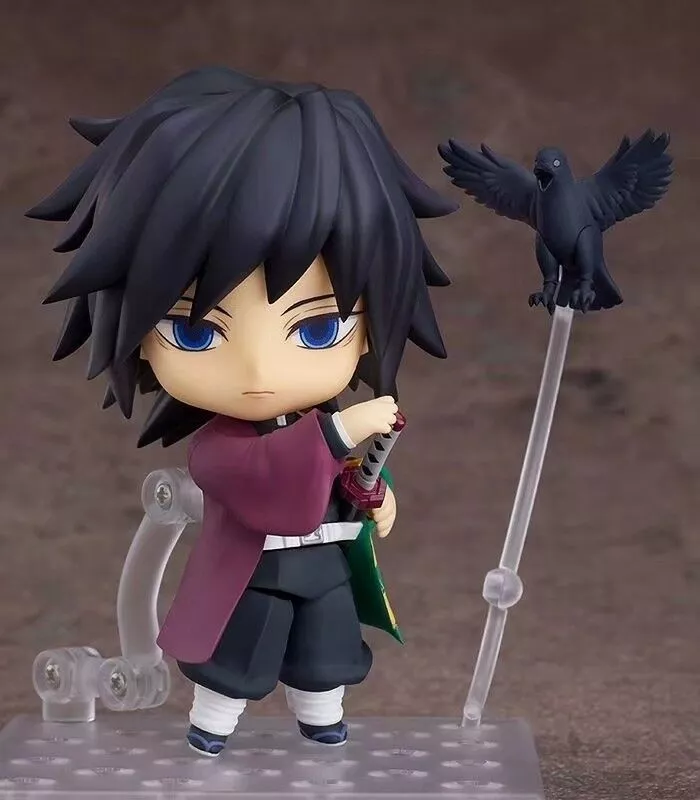 1801101614 Action Figure Nendoroid Anime 10cm demon slayer tomioka giyuu 1408 figura de ação brinquedos coleção boneca presente natal com caixa