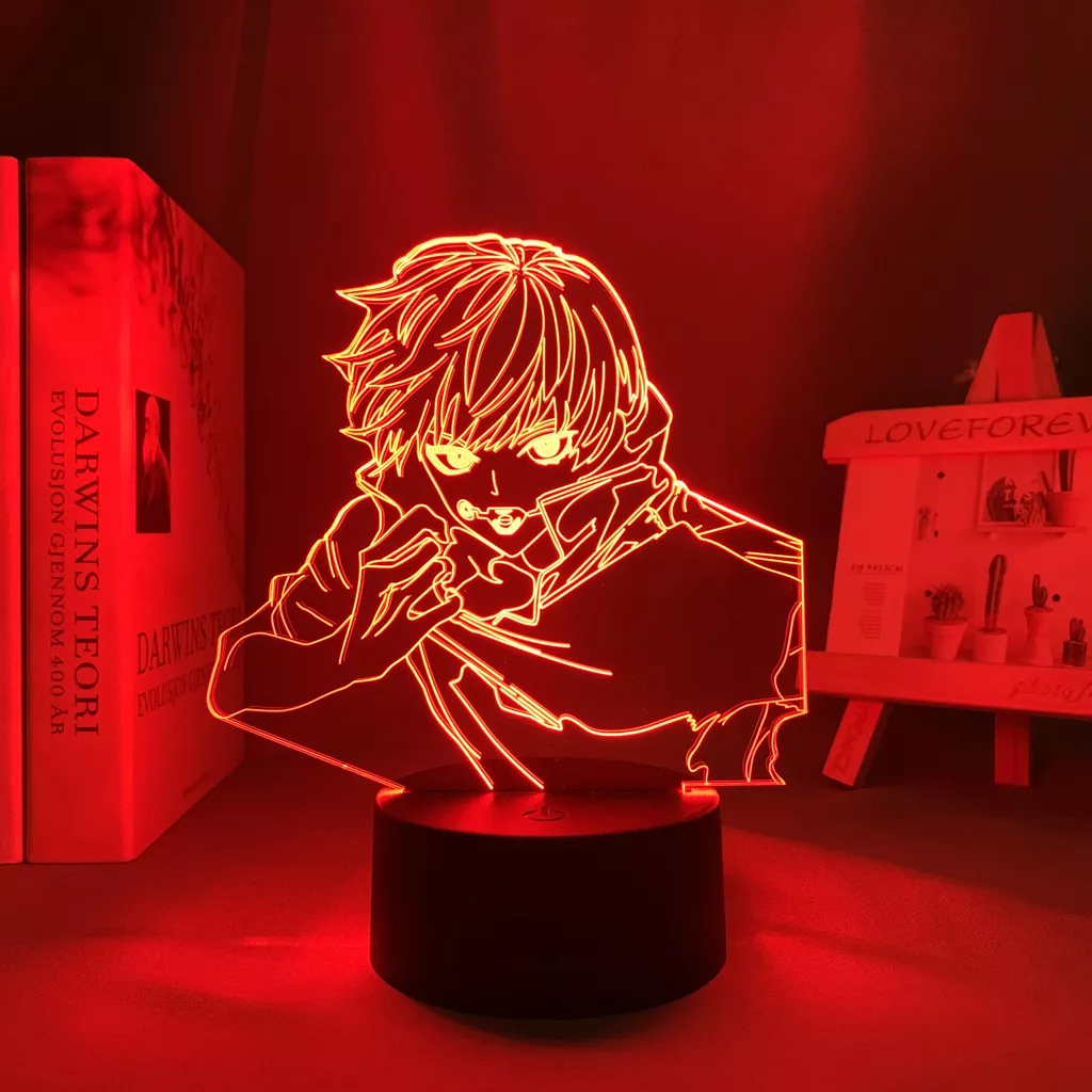 1853416015 Luminária Toge Inumaki Anime lâmpada noturna led, luz noturna para presente de aniversário, lâmpada noturna toge inumaki