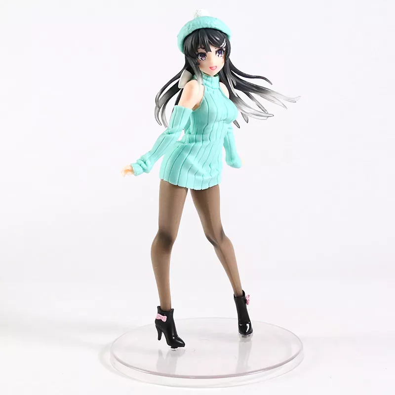 1879613447 Action Figure Anime Seishun buta yarou wa sakurajima mai ver. Figura collectible anime sexy beleza modelo de brinquedo