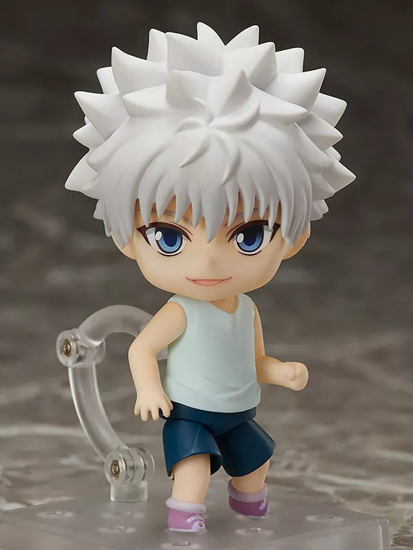 198677285 Action Figure Nendoroid Anime 10cm killua zoldyck hunter × hunter hunter hunter x hunter 1184 figura de ação brinquedos coleção presente natal boneca com caixa