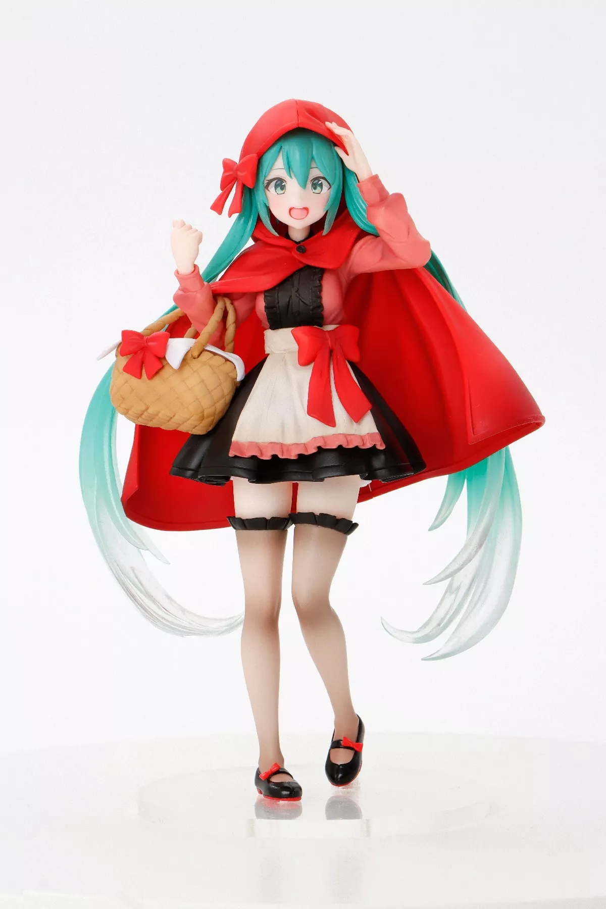 1989169719 Action Figure Vocaloid hatsune miku figura de ação pouco vermelho equitação capa conto de fadas série 22cm anime boneca modelo brinquedos