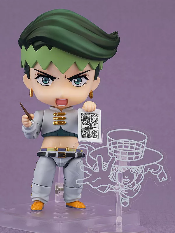 2013398543 Action Figure Nendoroid Anime 10cm jojo's bizarre adventure rohan kishibe jojo 1256 figura de ação coleção brinquedos presente natal com caixa