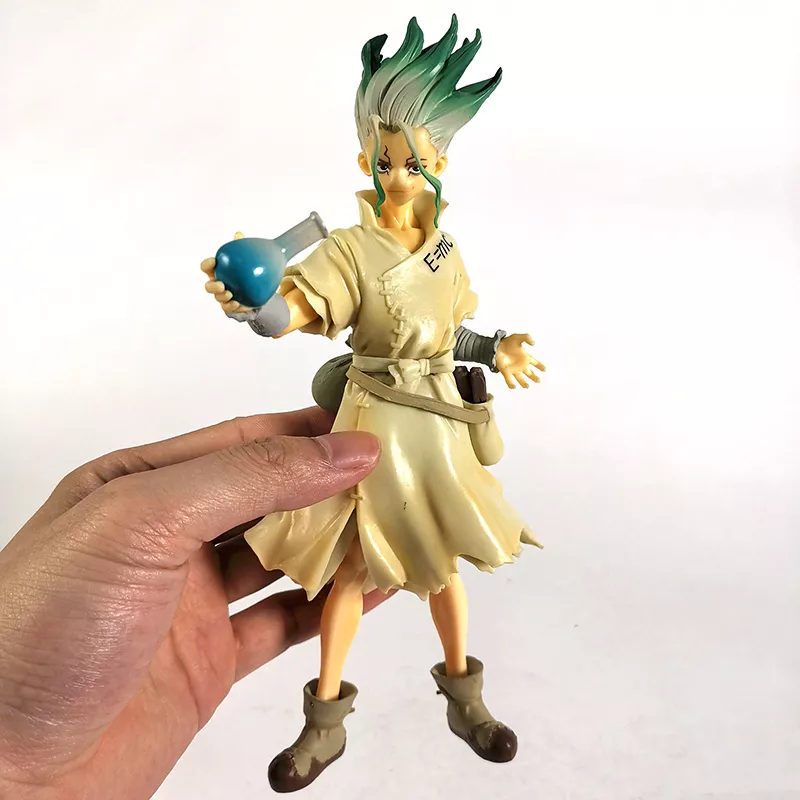 2038677241 Action Figure Dr. Stone colecionável senku ishigami, em pvc, modelo de brinquedo