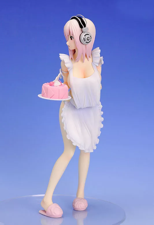 2053603544 Action Figure 21cm Nitroplus Super Sonico anime figura valentine super sonico figura de ação sonicomi sonico estatueta collectible modelo brinquedos