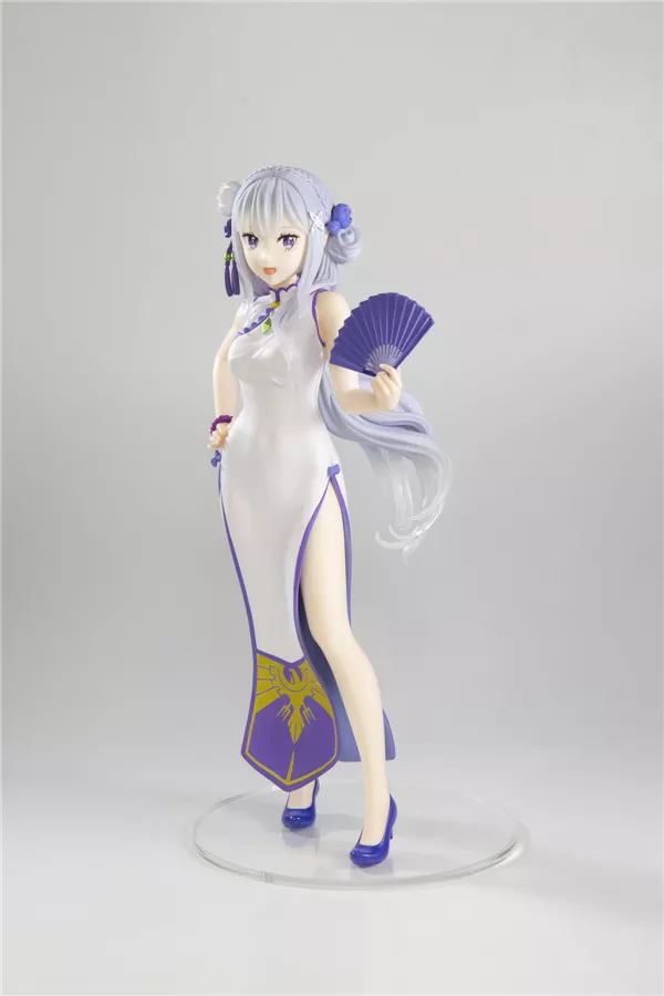 206585953 Action Figure Anime Re Zero Starting Life in a New World vestido de alemanha dragão Coleção de bonecos de pvc, modelo de brinquedos para presente