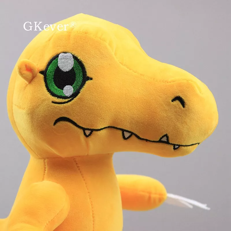 Pelúcia Digimon Anime Agumon figura brinquedos macios monstro bonito animais de pelúcia 13 1