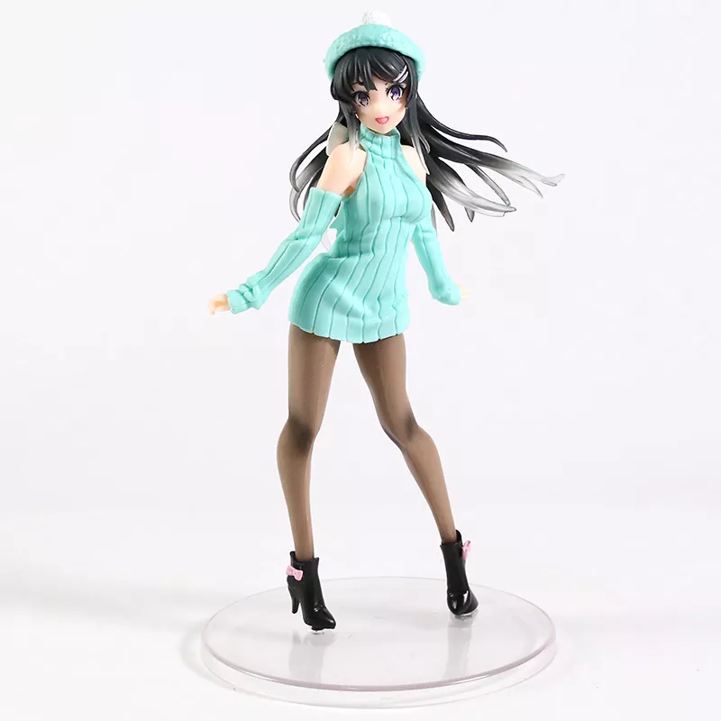 Action Figure Anime Seishun buta yarou wa sakurajima mai ver. Figura collectible anime sexy beleza modelo de brinquedo 2