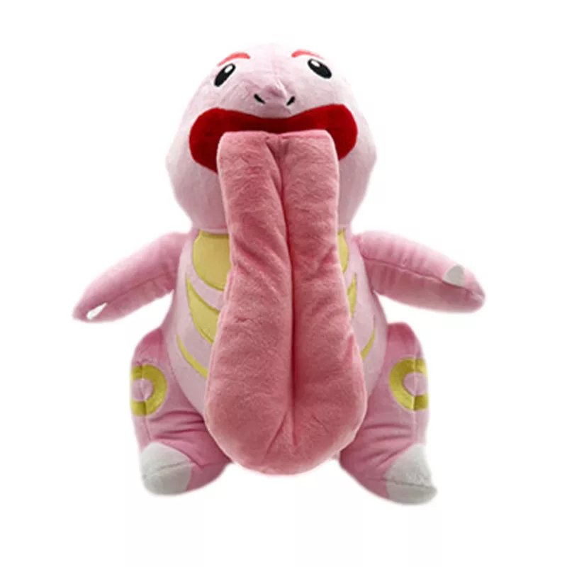 Pelúcia Pokemon Lickitung brinquedos de pelúcia macios para crianças, tamanho grande, 30cm, para crianças, presentes, 1 peça 1