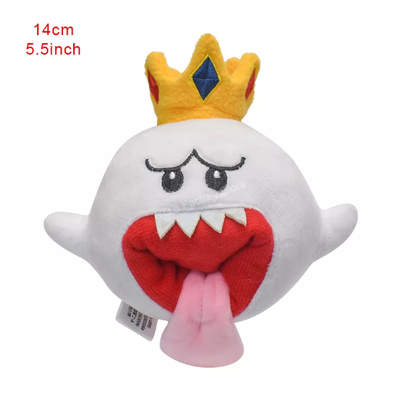 219429053 Pelúcia 5.5" Mario super boo fantasma brinquedos de pelúcia mario all star collection brinquedo recheado boneca crianças brinquedos presentes aniversário