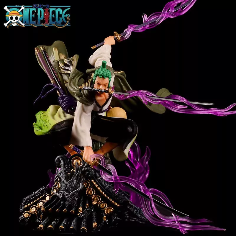 Action Figure One Piece 20cm roronoa zoro estatueta anime figura de ação adulto crianças brinquedos manga crianças dos desenhos animados bonecas presente pvc modelo decoração 2