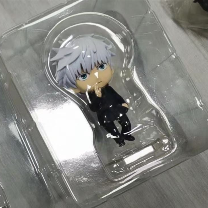 233590235 Action Figure Jujjsu Kaisen Figura de ação do anime, figura gojo satuse q, pvc, versão