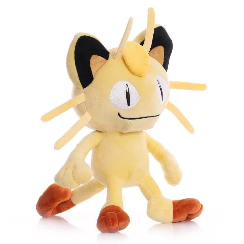 29066838 Pelúcia Pokemon 25cm Meowth brinquedos de pelúcia boneca meowth animais pelúcia macio bonecas presentes para crianças presentes aniversário