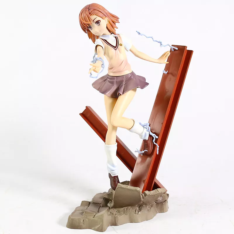 312071591 Action Figure Anime A Certain Scientific Railgun misaka mikoto 1/7 escala figura de pvc modelo colecionável