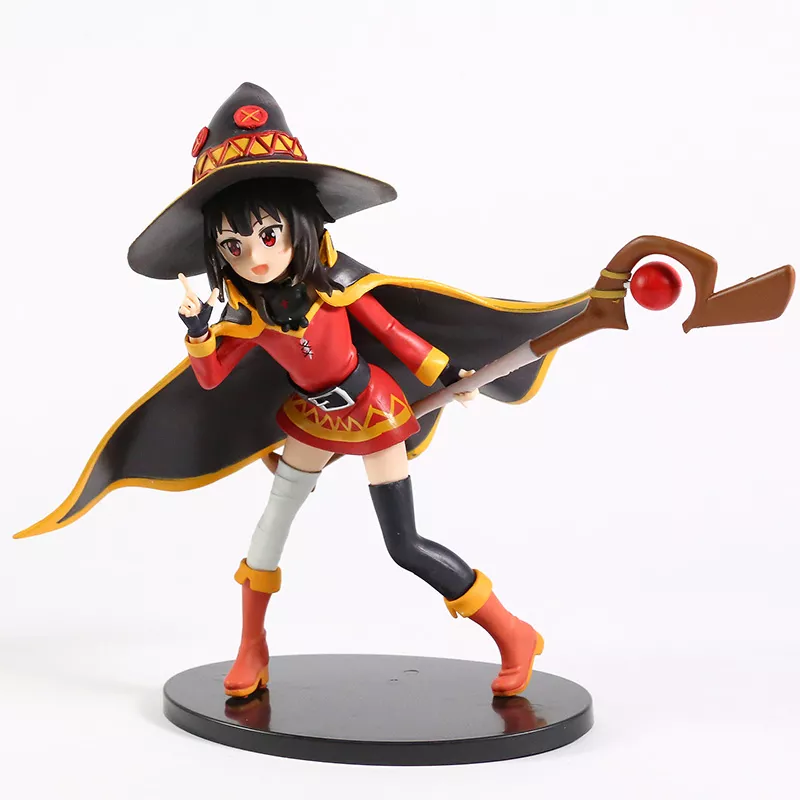 340437569 Action Figure Anime Konosuba! Legend of crimson megumin pvc figura collectible modelo de brinquedo